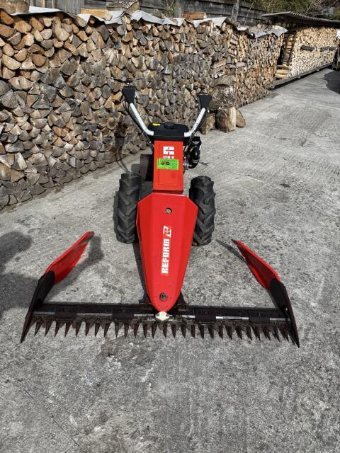 Reform 216D Motormäher, Top Zustand, 3 Messer, Stahlwalzen