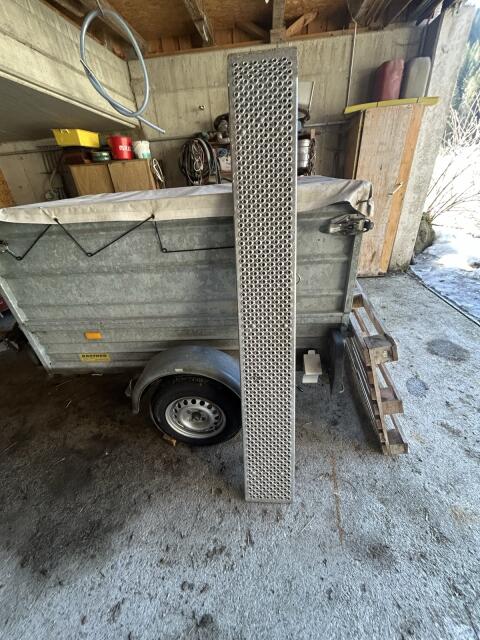 Alu Auffahrrampen verstärkt