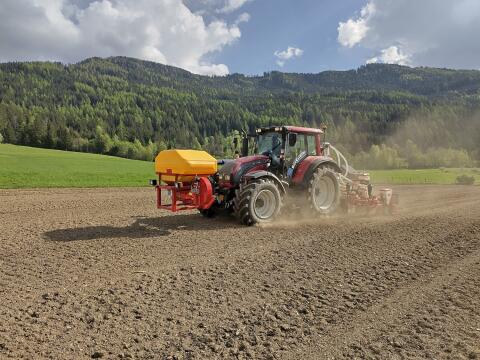 Gaspardo ST250 Einzelkornsähmaschine inkl. Fronttank