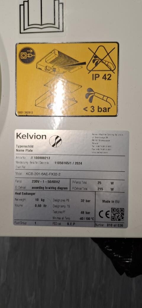 Kelvion Küba KCB Deckenflachverdampfer