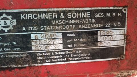 Kirchner Miststreuer