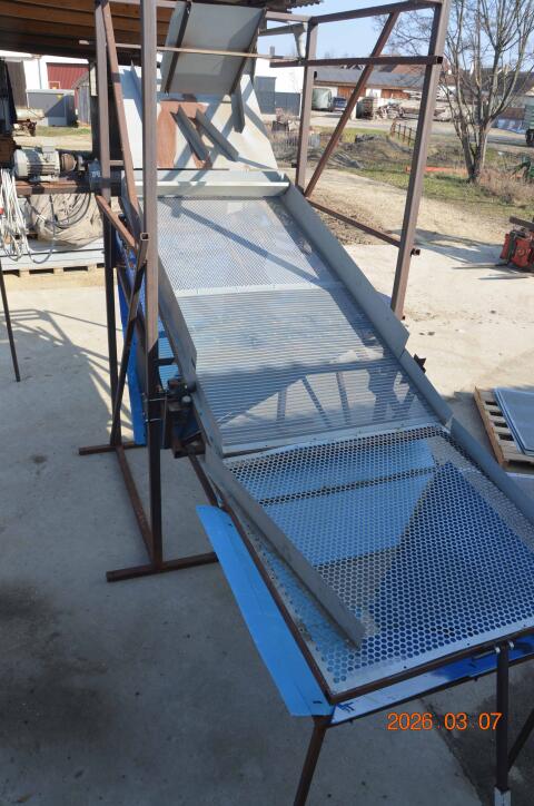 Siebreinigung Siebmaschine Eigenbau