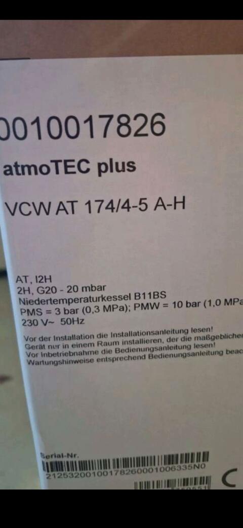Vaillant atmoTEC VCW 174/4-5 A-H