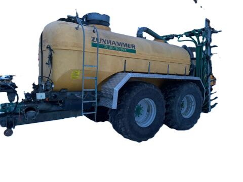 Zunhammer Güllefass MK 14 PUL mit Schleppschuhverteiler