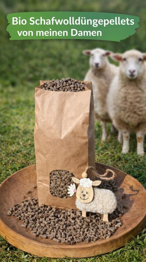 Bio Schafwolldüngepellets