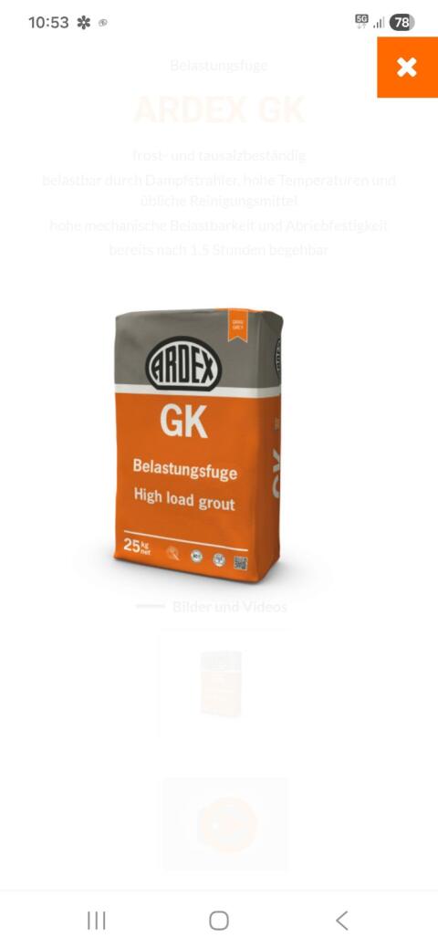 Ardex Belastungsfuge 25kg