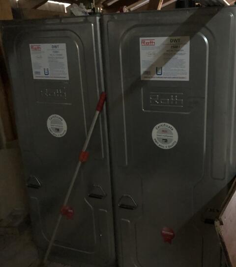 Doppelwandige Öl- und Dieselfässer