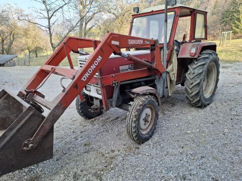 40 Steyr, Schwader, Kreiselheuer, Rückezange, Schneeketten