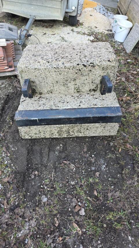 Beton Heckgewicht 800 kg