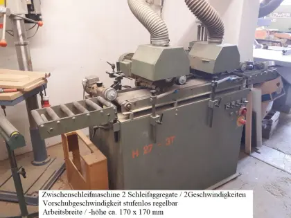 Zwischenschliff Schleifmaschine Schreinerei Tischlerei