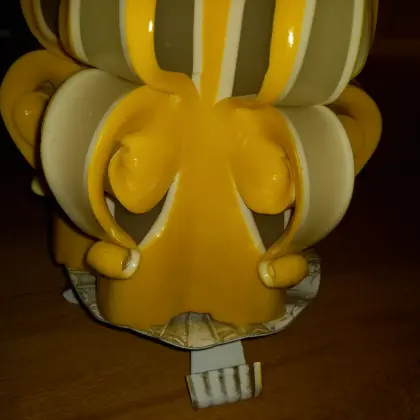 Riesenkerze Osterdeko