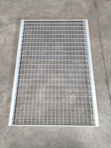 Pressrost feuerverzinkt, Gitterrostauflage für Regale