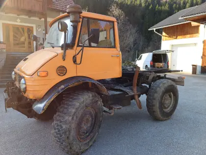 Unimog 406 Fahrgestell 6-Zylindermotor OM352