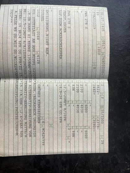 Fendt XAVER 278s mit viel Zubehör