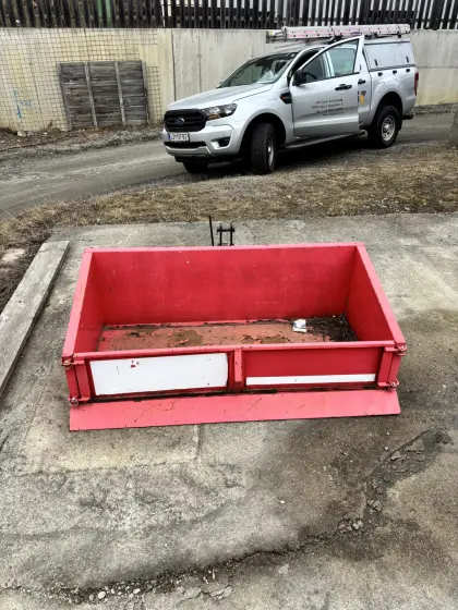 Heckmulde Traktor Kiste