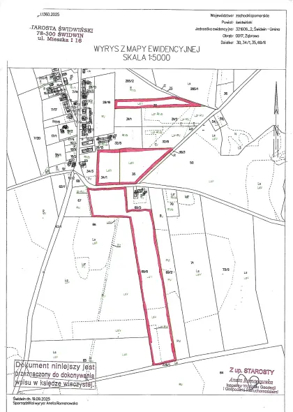 Waldgrundstück zu verkaufen – 9,50 ha – Polen