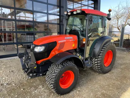 Kubota Narrow M5071 Traktor, Schmalspur, Weinbau, Obstbau