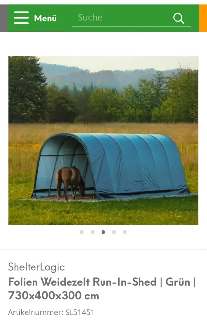 Shelterlogic Weidezelt