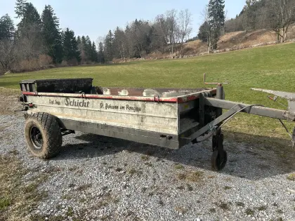 Schicht Bergmiststreuer 1,5 t