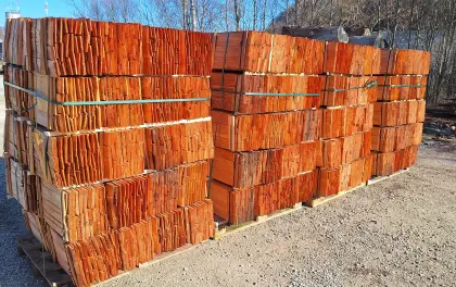 Lärchenschindeln 50 cm – ca. 120 Bund – Lagerbereinigung