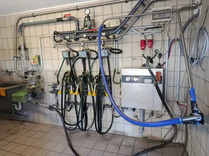 Rohrmelkanlage Westfalia Gea