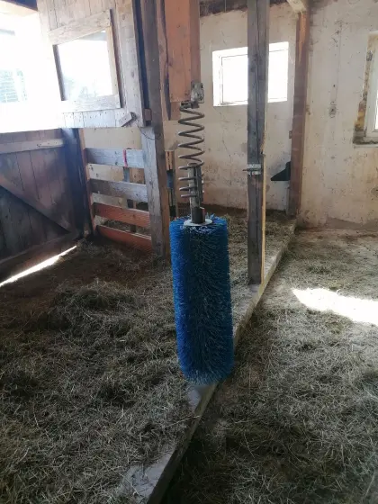 Kratzbürste für Ziegen