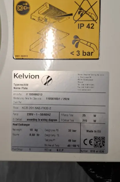 Kelvion Küba KCB Deckenflachverdampfer