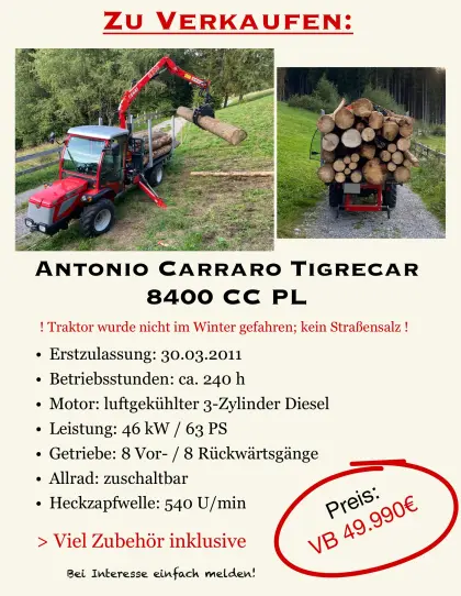 Antonio Carraro Tigrecar 8400 CC PL