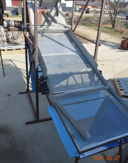 Siebreinigung Siebmaschine Eigenbau