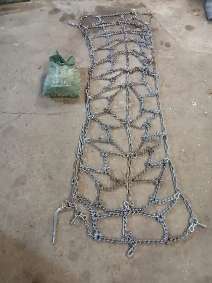 Schneeketten 235 cm x 65 cm 6 mm Gliederstärke