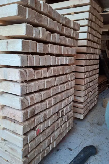 Kantholz Lärchenstempen