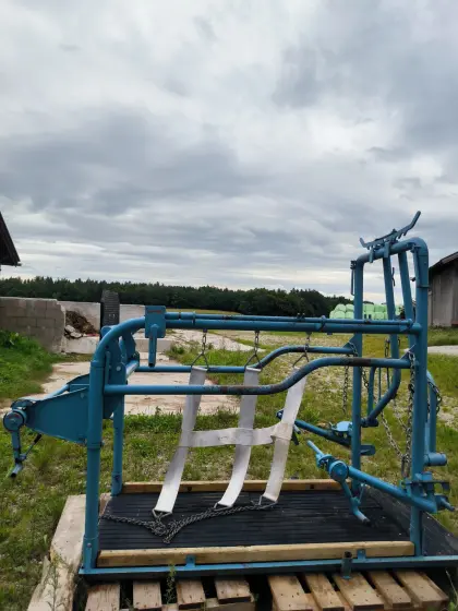 Massiver Klauenpflegestand