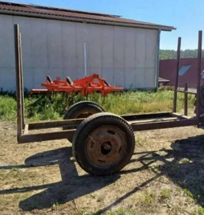 Scheiterwagen Holzwagen Wassertank Kombination