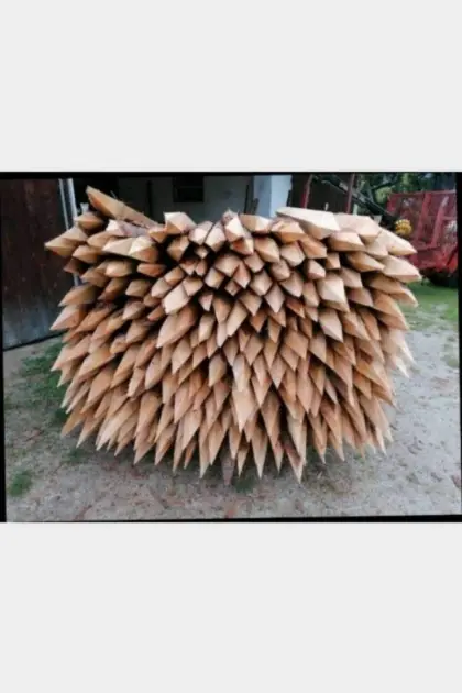 Zaunpfähle Almlärche, Stempel, Strempel, Pflöcke