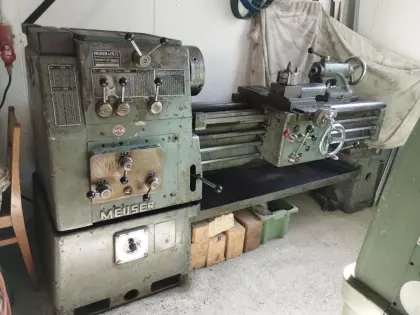 Drehmaschine, Drehbank Meuser