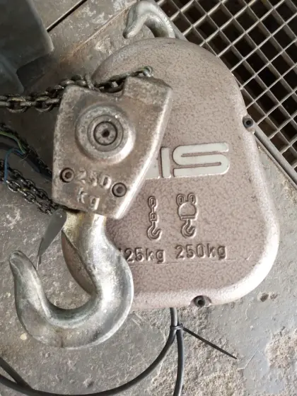 Werkstattkran mit Laufkatze gebraucht, 250 kg