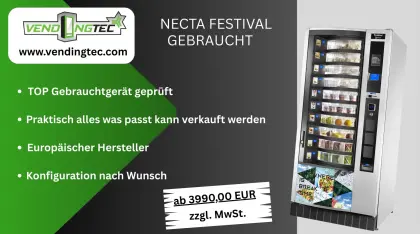 Verkaufsautomat Trommelautomat Eierautomat Necta Festival