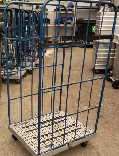 Rollbehälter, Gitterwagen, Transportwagen Lager - neuwertig