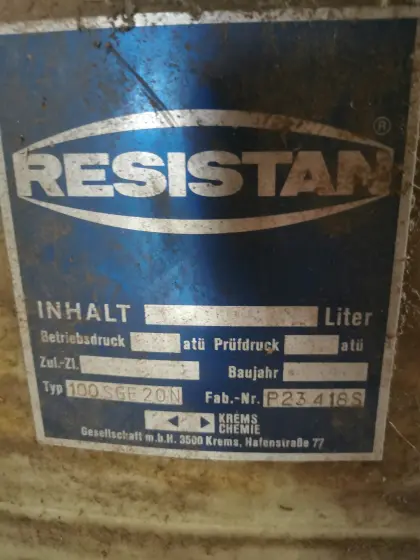 GFK Tank 10.000 l RESISTAN Lagertank