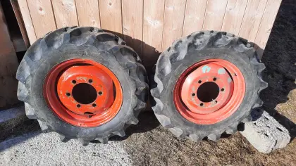 4 Stk. Kompletträder 7.50-18 mit AS Profil für Schlepper