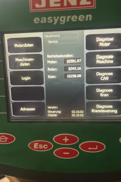 Jenz HEM 582 R Chippertruck aufgebaut auf LKW MAN TGS 6x6