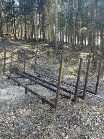 Rungengestell Rückewagen