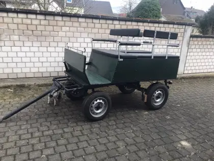 Kutsche für Traktor, Pony, Pferd, Oldtimer
