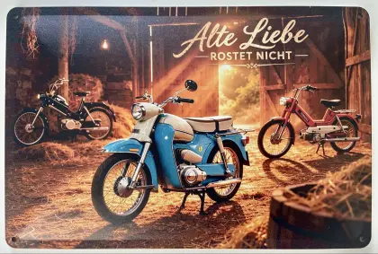 Blechschild 30x20 cm Puch DS50 Maxi Stanglpuch