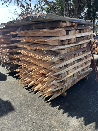 Lärchen Strempel, Stipfel, Pflöcke