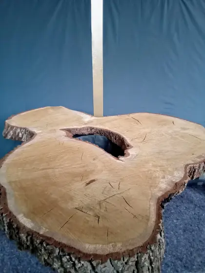 Jumbo Eichenplatte Tisch