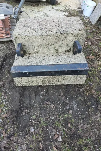 Beton Heckgewicht 800 kg