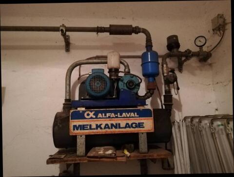 Alfa-Laval Melkanlage, Vakuumpumpe