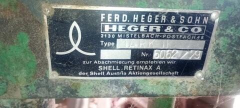 Sichelhacke Ferdinand Heger und Sohn 265 cm
