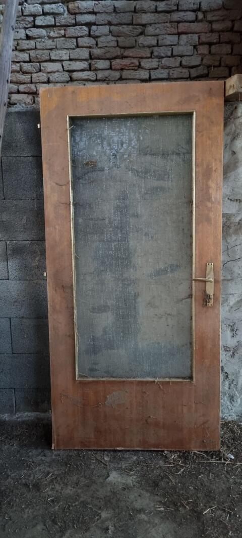 Holztüren mit Verglasung